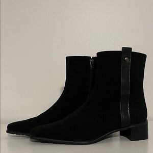 Stuart Weitzman Black Ankle Boots